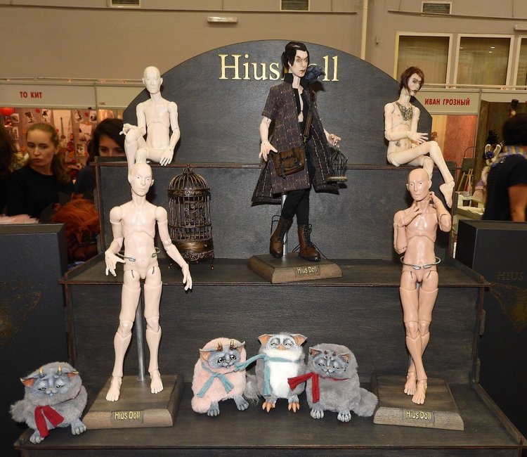 XV Международный осенний салон авторских кукол на Тишинке с 4 по 6 октября 2019 года в Москве - часть 1