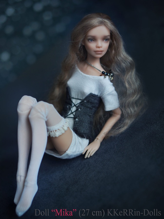 Шарнирная авторская кукла "Мика" (27см) от KKeRRin-Dolls, 2 часть (фото 9)