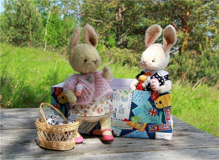 Заюшка Таточка. Авторская ручная работа Труничевой Ирины (фото 9)