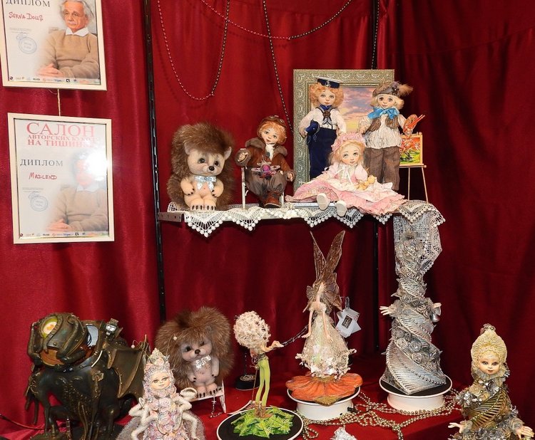 XV Международный осенний салон авторских кукол на Тишинке с 4 по 6 октября 2019 года в Москве - часть 4
