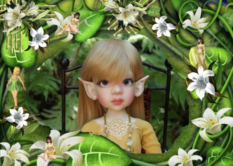 Талисса в Волшебном лесу — Куклы Kaye Wiggs (Кайе Виггс): авторские BJD (БЖД) (фото 6)