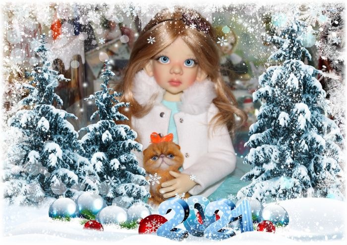 Поздравления С Рождеством и Наступающим Новым годом от Мисси и Талиссы