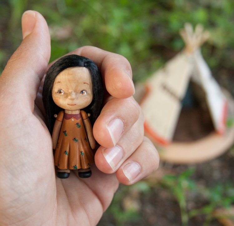 Деревянная индейская девочка Муна и ее увлекательная история (фото 6)