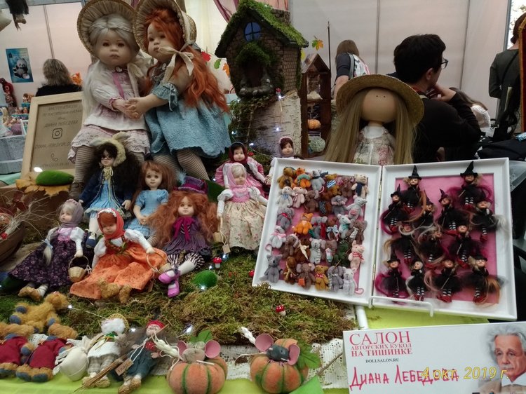 XV Международный Салон Авторских кукол на Тишинке моими глазами. Часть II