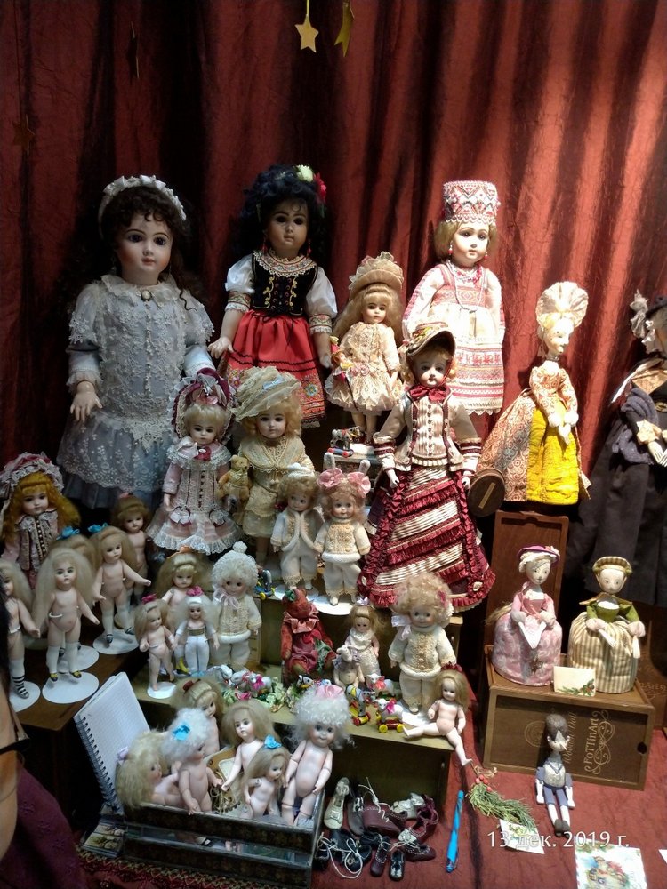 X Международная выставка "Искусство куклы" в Гостином дворе. Часть 2
