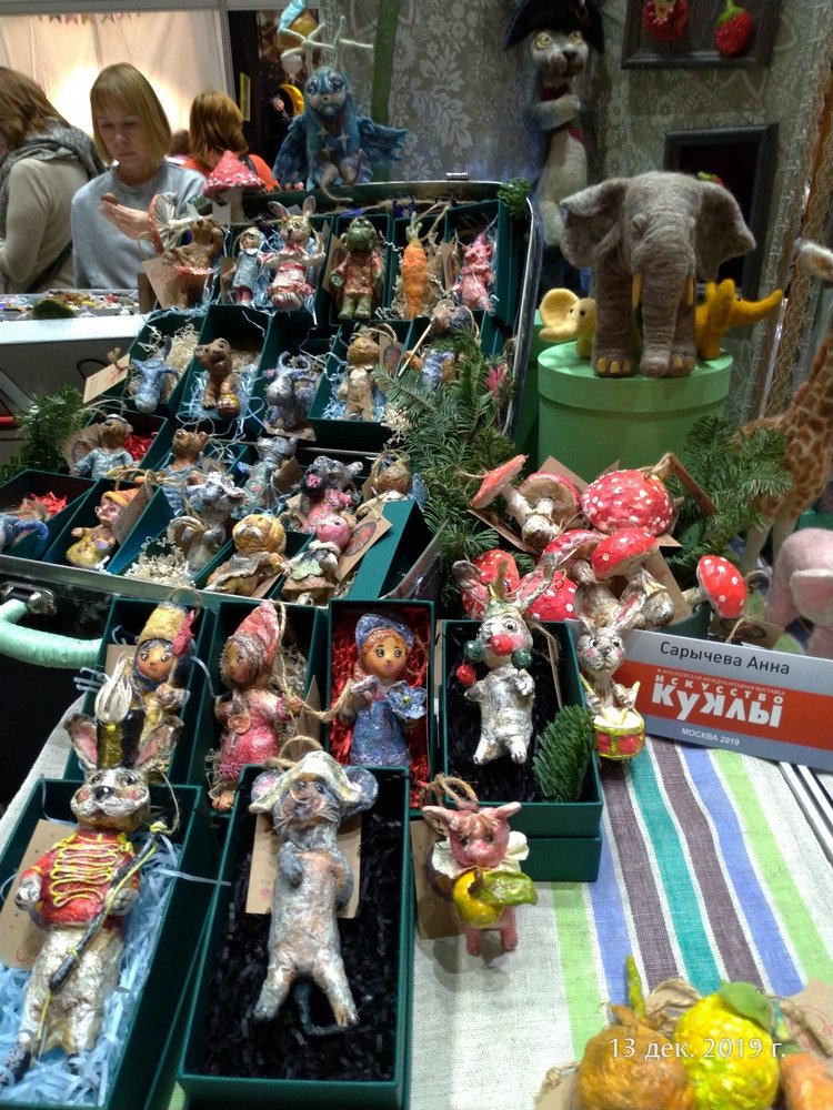 X Международная выставка "Искусство куклы" в Гостином дворе. Часть 1