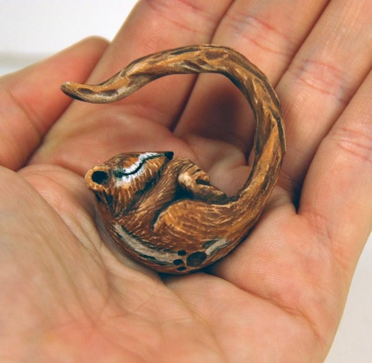 Snoozes (Rae Hull) - Авторские животные из глины (фото 6)