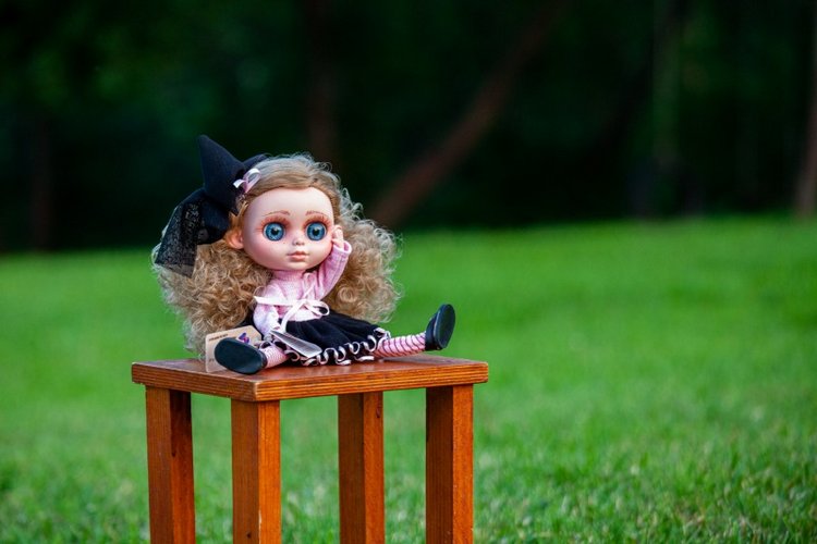 В гостях у STEPHA dolls! Biggers, Миниамигес, Вестида де Азул