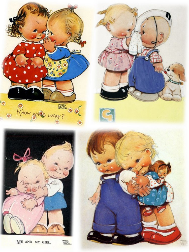 Beatrice Perini. Авторские работы ООАК из глины "терракота" - Mabel Lucie Attwell, часть 2 (фото 8)