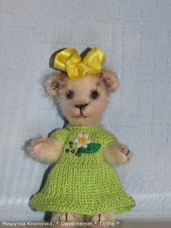 Мишутка Кнопочка — Авторские мишки Тедди и друзья: фото (фото 10)