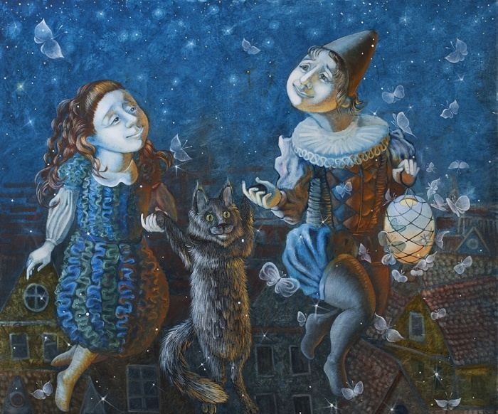 Сказочные полотна в стиле фэнтези Надежды Ильиной