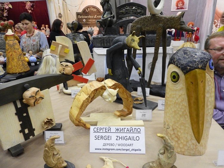 XV Международный осенний салон авторских кукол на Тишинке с 4 по 6 октября 2019 года в Москве - часть 2