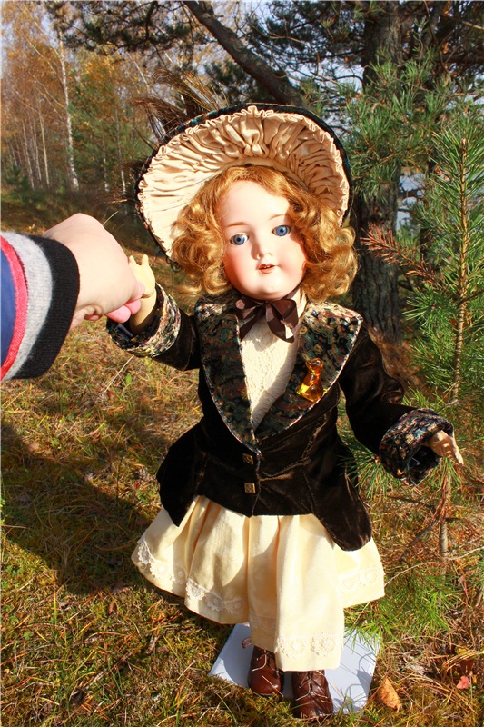 Кейт - Девочка Осень — Антикварные куклы Armand Marseille (AM): молд 390 (фото 4)