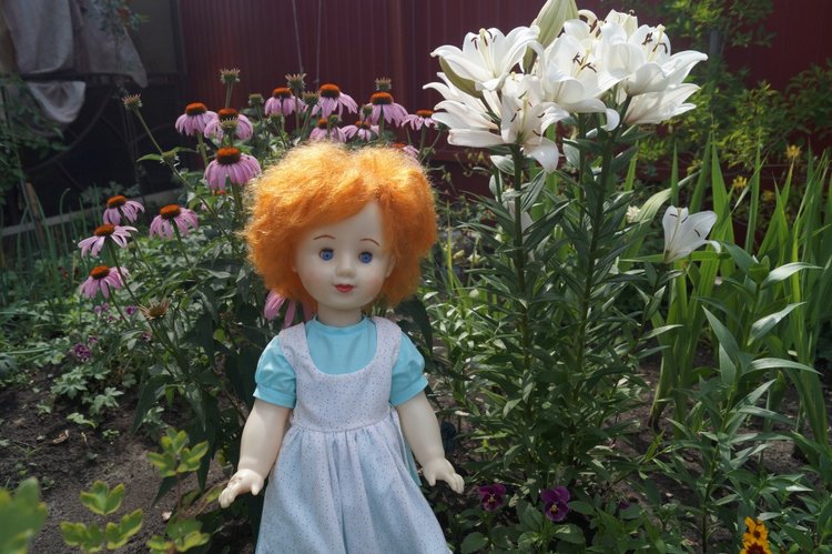 На день рождения Василисы я подарила новое платье