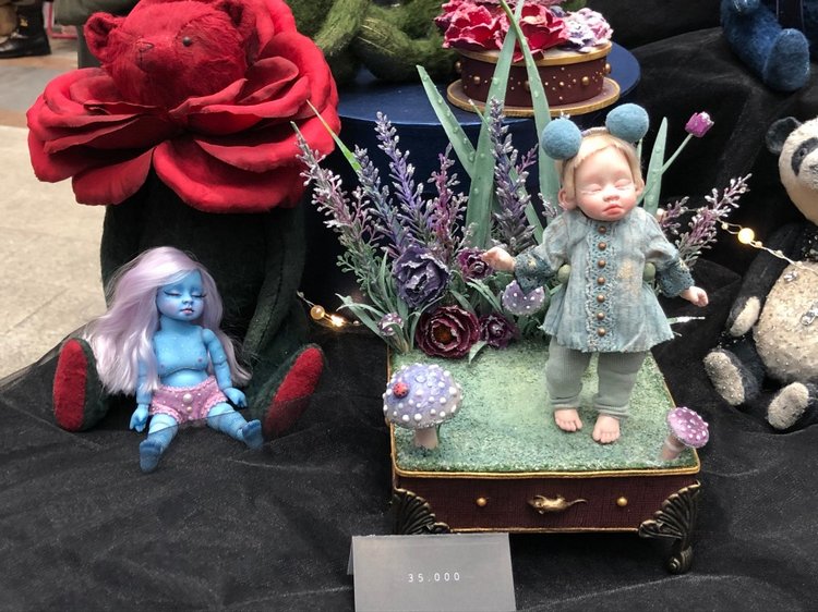 "Искусство куклы" 2019 - приглашаю прогуляться по выставке... ч.5