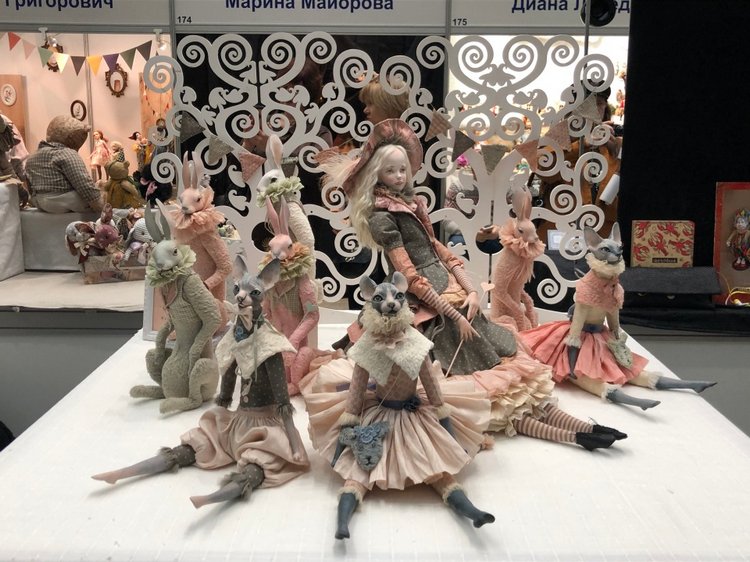 "Искусство куклы" 2019 - приглашаю прогуляться по выставке... ч.4 | Бэйбики "Искусство куклы" 2019 - приглашаю прогуляться по выставке... ч.4