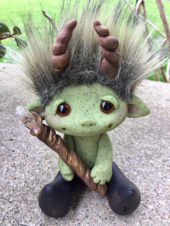 Trollflings - Авторские миниатюрные куклы - тролли by Amber Matthies