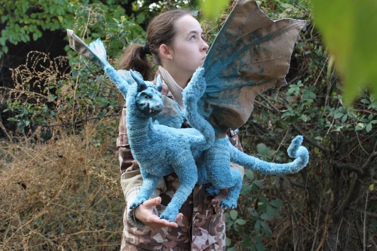 Дракон Зарнар из серии Лес на ладошке