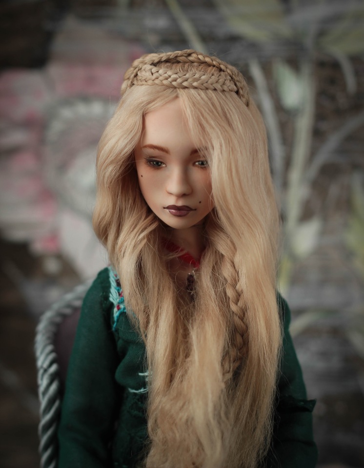 Серсея. Фарфоровая шарнирная кукла (фото 7)