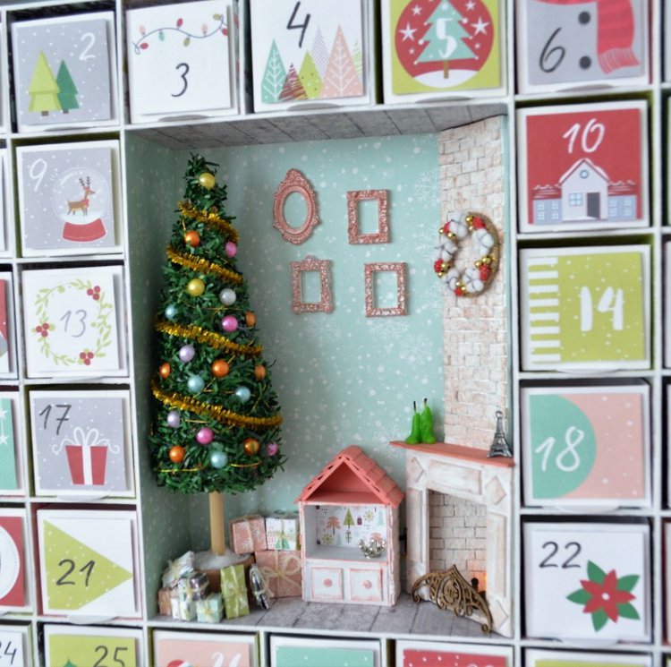2 адвент календаря с миниатюрой для брата и сестры