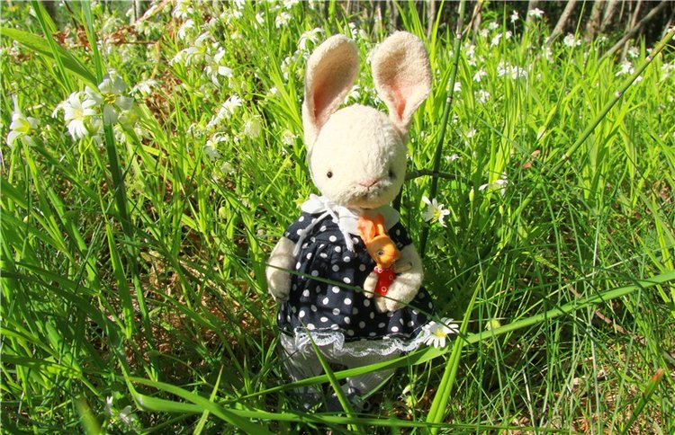 Заюшка Таточка. Авторская ручная работа Труничевой Ирины