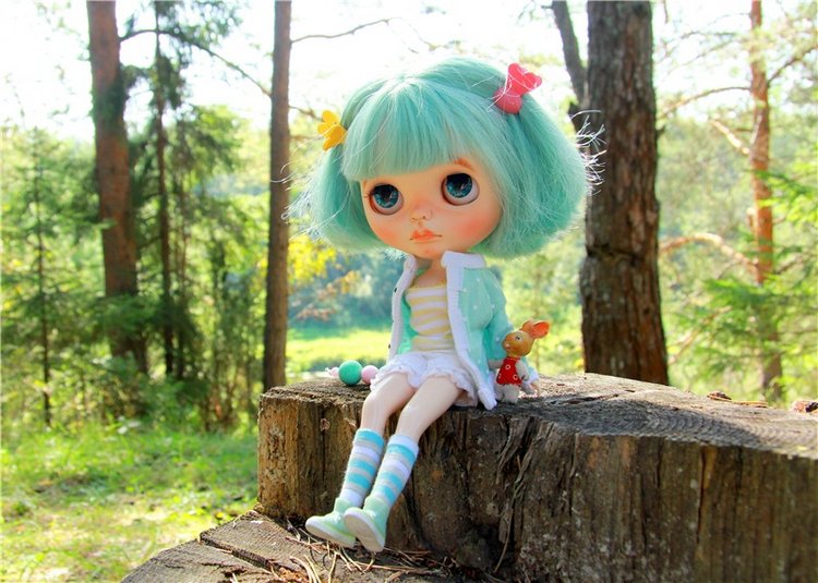 Инопланетянка Нийя. Custom Blythe Doll UFO Go Go Takara