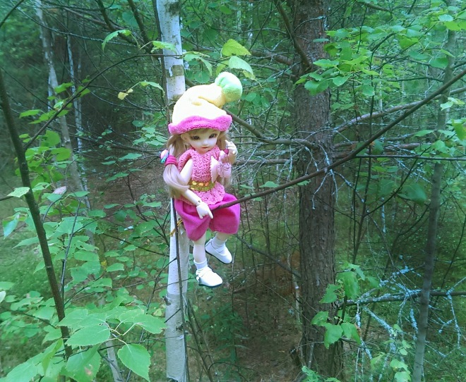 Лесные приключения... Волшебство, сосны, грибы, полетаем)