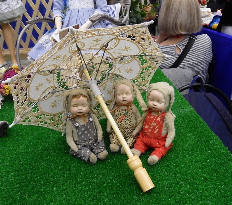 XV Международный осенний салон авторских кукол на Тишинке с 4 по 6 октября 2019 года в Москве - часть 3