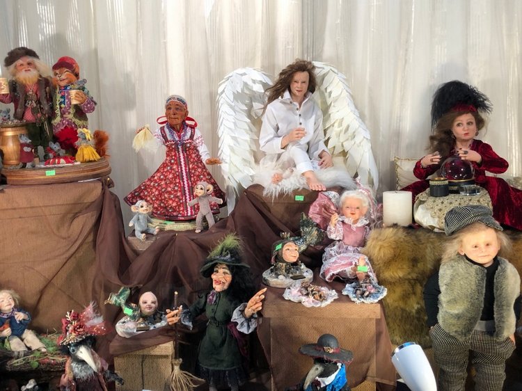 "Искусство куклы" 2019 - приглашаю прогуляться по выставке... ч.6 - завершающая