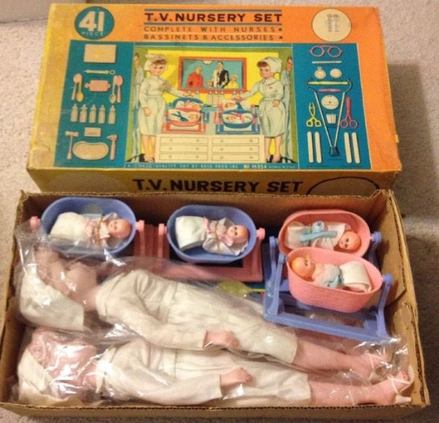 Моя коллекция. Набор «Ясли» 1940-х 50-х годов. США (фото 3)