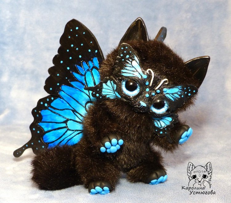 Волшебный бабочковый котенок Папилиофелис. И история из комнаты мага (фото 7)