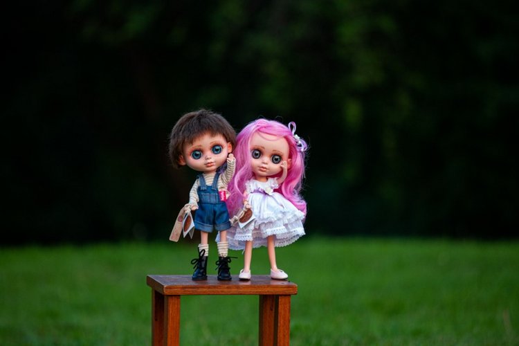 В гостях у STEPHA dolls! Biggers, Миниамигес, Вестида де Азул (фото 6)