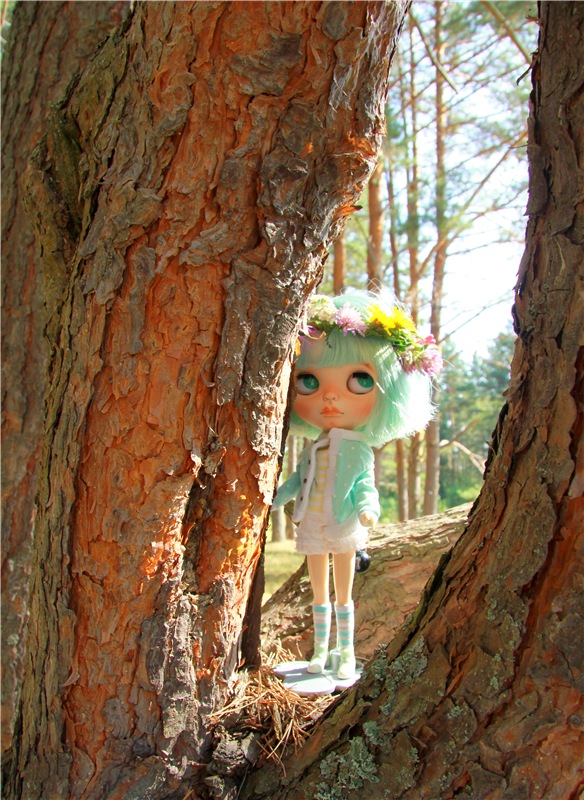 Инопланетянка Нийя. Custom Blythe Doll UFO Go Go Takara