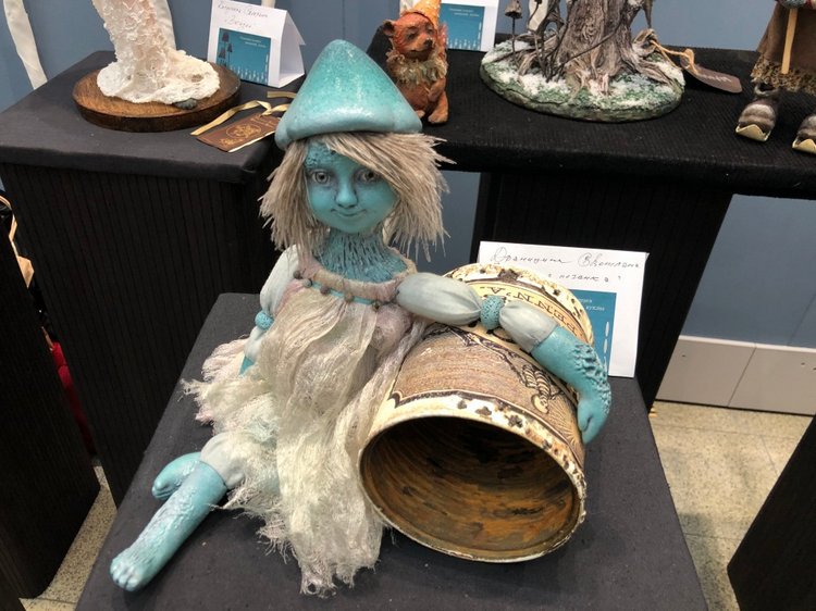 "Искусство куклы" 2019 - приглашаю прогуляться по выставке... ч.2