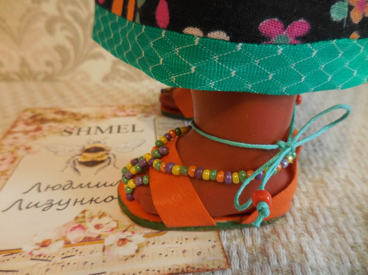 Танцующая кукла. Реставрация и создание авторского образа