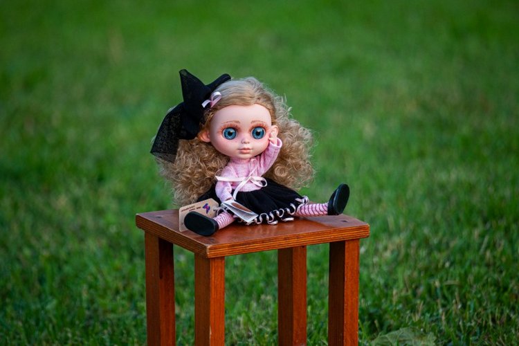 В гостях у STEPHA dolls! Biggers, Миниамигес, Вестида де Азул