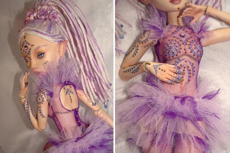 Кукла Ольги Фальковой — Домашние фото авторских кукол: личные коллекции