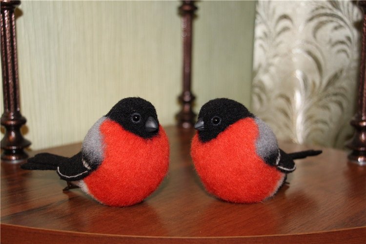 Снегири прилетели и Крошка на ладошке (фото 4)