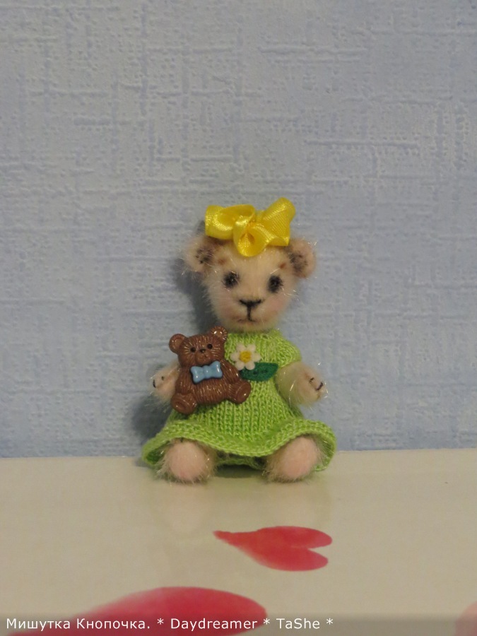 Мишутка Кнопочка — Авторские мишки Тедди и друзья: фото (фото 6)