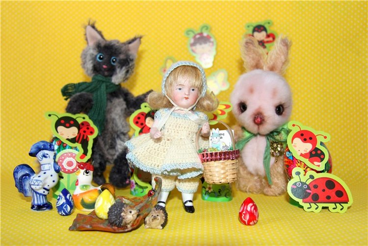 Пасхальные картинки — Домашние фото авторских игрушек: Тедди (фото 6)