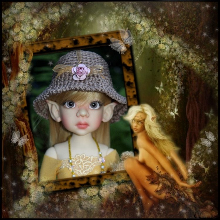 Талисса в Волшебном лесу — Куклы Kaye Wiggs (Кайе Виггс): авторские BJD (БЖД) (фото 3)