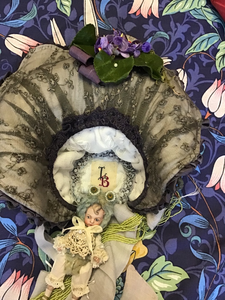 Мой первый бонет в этом году - Пармские фиалки | Бэйбики Мой первый бонет в этом году - Пармские фиалки