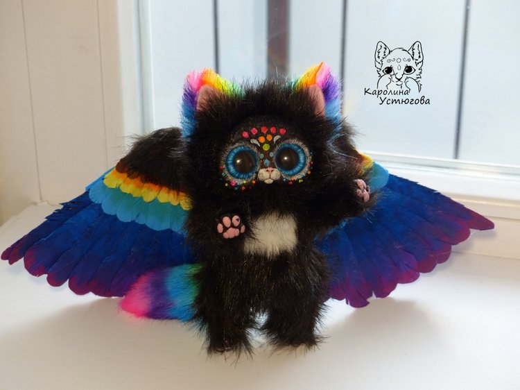 Радужный Котенок Конфетти