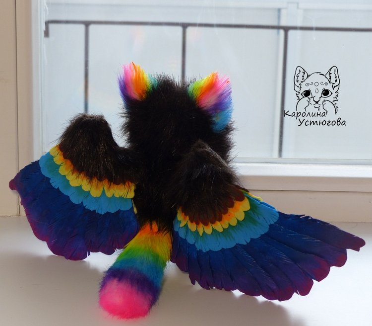 Радужный Котенок Конфетти