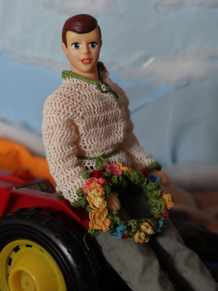 Сельская романтика для стареньких кукол (фото 10)