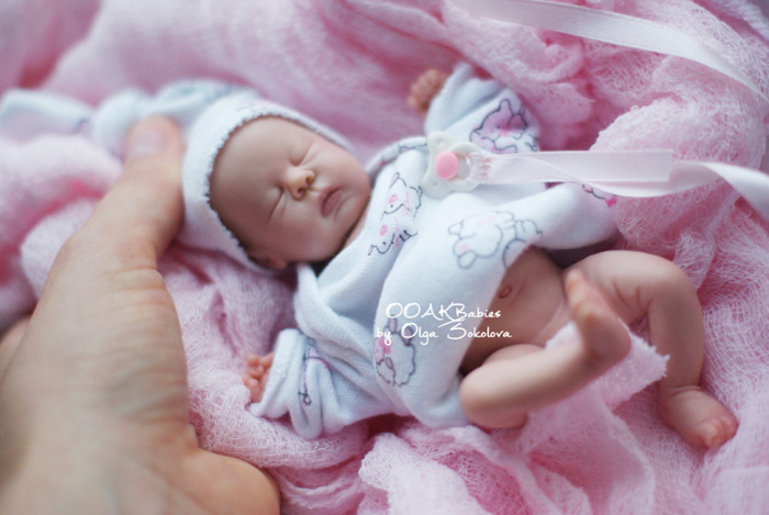 Аделина. Младенец ООАК Ольги Соколовой (фото 6)