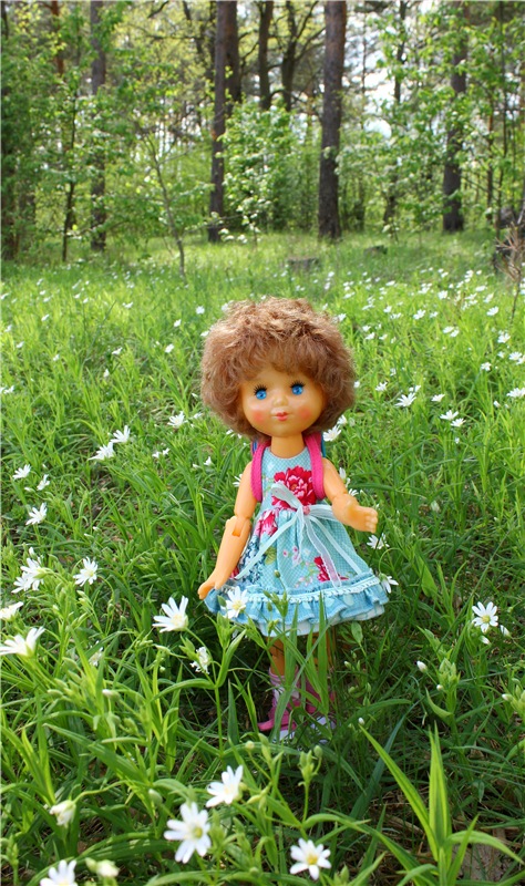 Женя-путешественница — Советские винтажные куклы (СССР): Ленигрушка