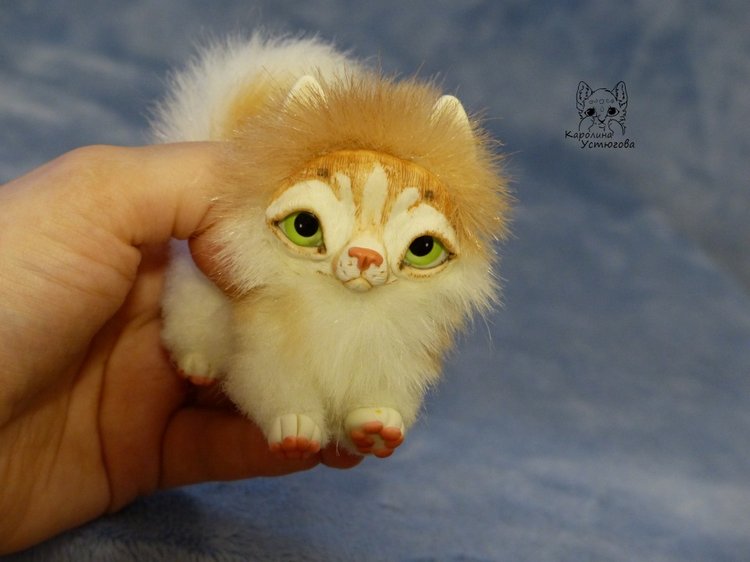 Щенок Хаски, миниатюра. Рыжий окрас