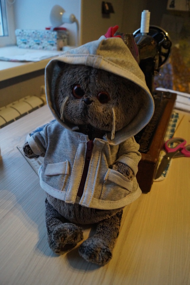 Агаша шьёт для Басика. Толстовка Дракоша