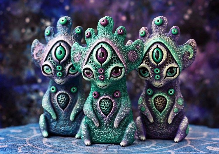 Зябры - Авторские фантастические космические существа